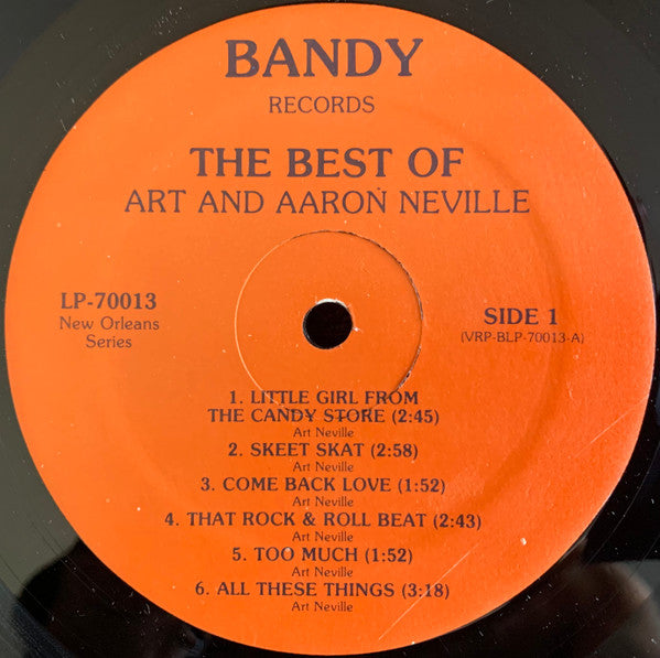 Art* And Aaron Neville : The Best Of Art And Aaron Neville (LP, Comp)