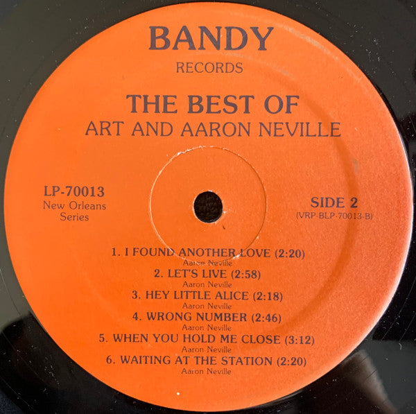 Art* And Aaron Neville : The Best Of Art And Aaron Neville (LP, Comp)