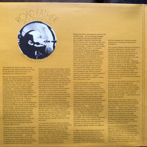 Woody Herman : Road Father (LP, Album, Ltd, Dir)