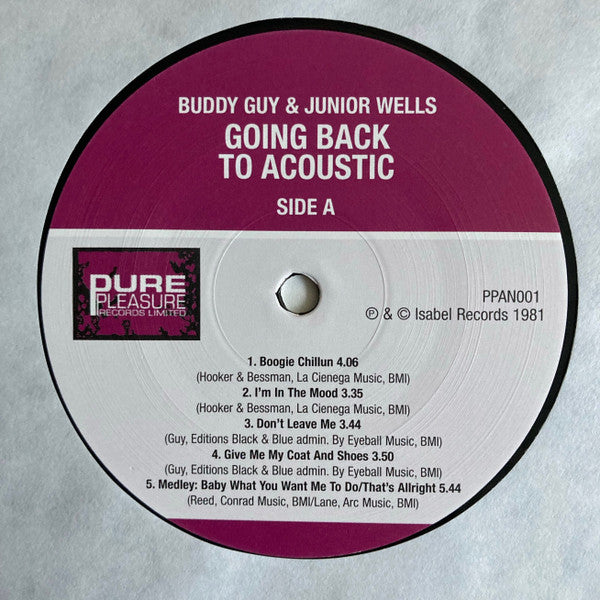 Buddy Guy & Junior Wells : Going Back To Acoustic (LP, Album, Ltd, RE, RM, 180)