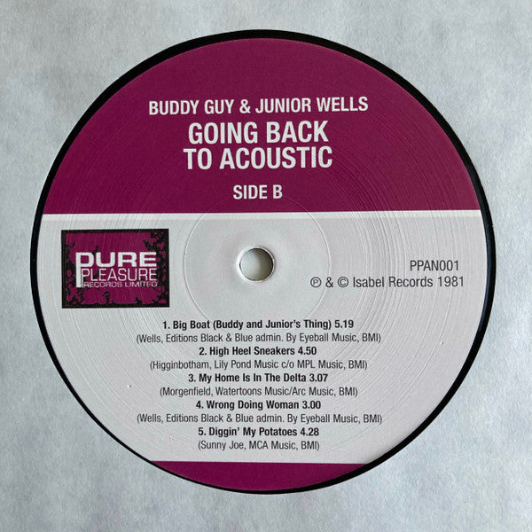Buddy Guy & Junior Wells : Going Back To Acoustic (LP, Album, Ltd, RE, RM, 180)