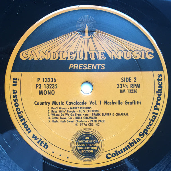 Various : Country Music Cavalcade - Nashville Graffitti (3xLP, Comp, Mono + Box)