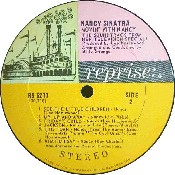 Nancy Sinatra : Movin' With Nancy (LP, Album, Ter)