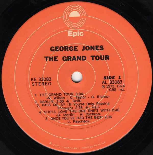 George Jones (2) : The Grand Tour (LP, Album, Ter)