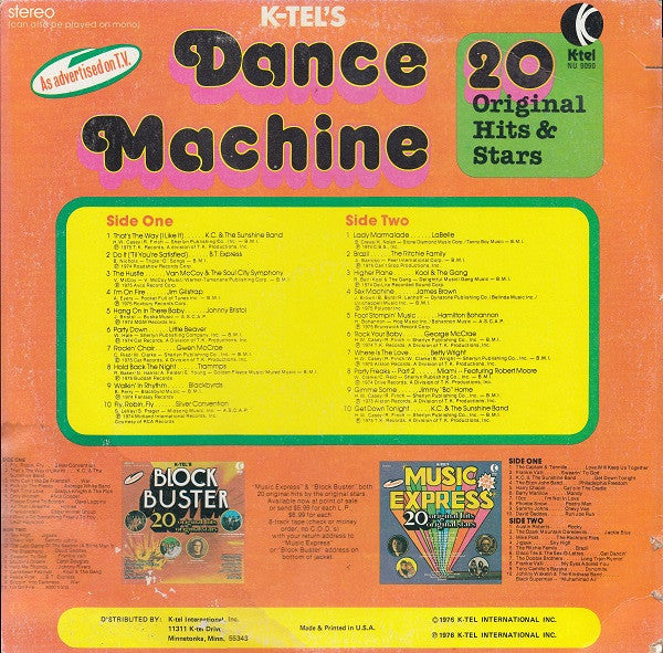 Various : Dance Machine (LP, Comp, 19 )