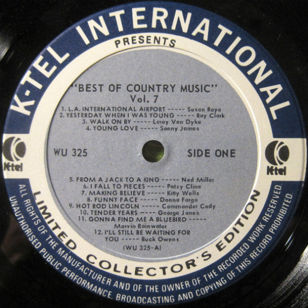 Various : The Best Of Country Music Vol. 7 (LP, Comp, Pre)