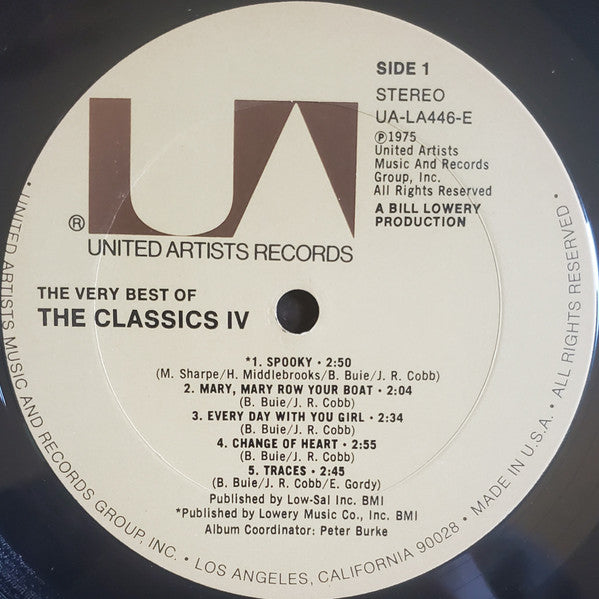 The Classics IV : The Very Best Of The Classics IV (LP, Comp)