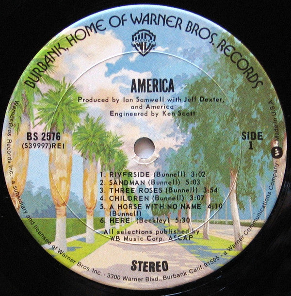 America (2) : America (LP, Album, RE, Ter)