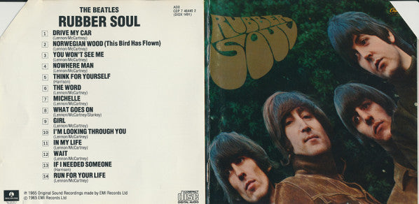 The Beatles : Rubber Soul (CD, Album, RE, Cap)