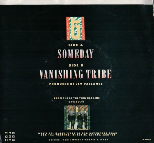 Glass Tiger : Someday (7", Single)