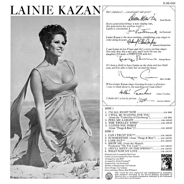 Lainie Kazan : Lainie Kazan (LP, Album)