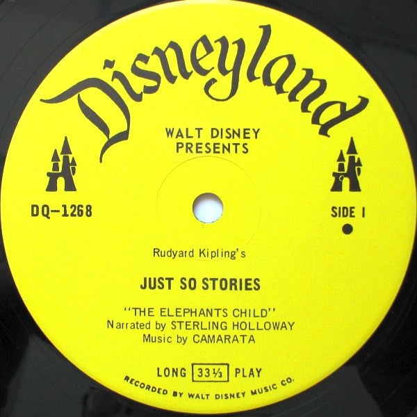 Sterling Holloway, Camarata* : Just So Stories (LP, Album, Mono, RP)