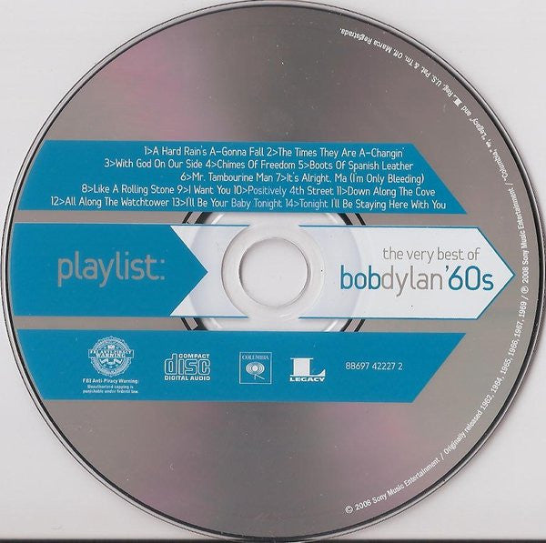 Bob Dylan : Playlist: The Very Best Of Bob Dylan '60s (CD, Comp, Enh)