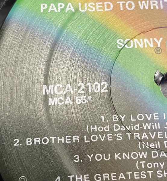 Sonny & Cher : Mama Was A Rock And Roll Singer Papa Used To Write All Her Songs (LP, Album, Club, RE)
