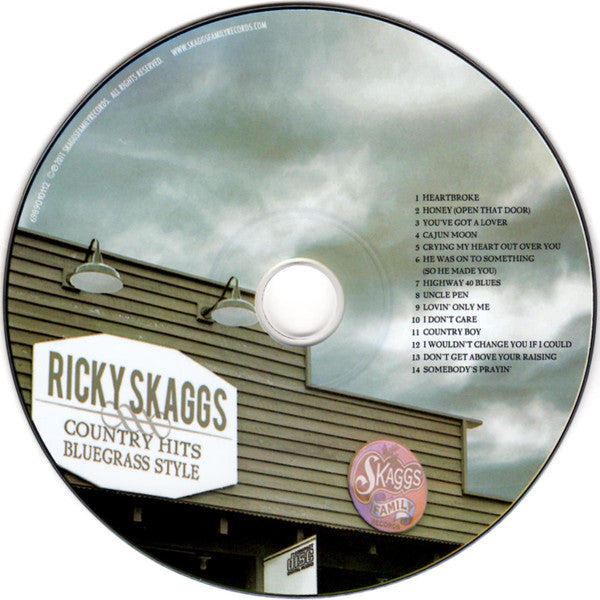 Ricky Skaggs : Country Hits Bluegrass Style (HDCD, Album)