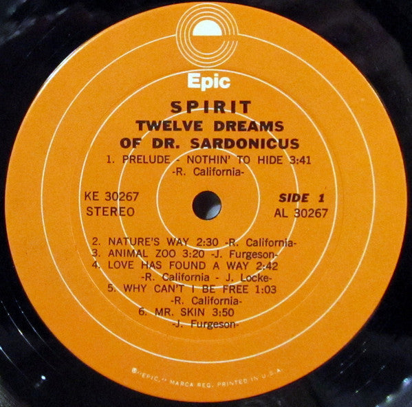 Spirit (8) : Twelve Dreams Of Dr. Sardonicus (LP, Album, RE, Ter)