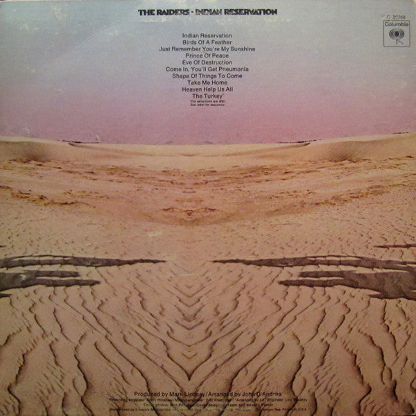 The Raiders* : Indian Reservation (LP, Album, Pit)