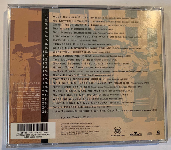 Bill Monroe & The Monroe Brothers* : The Essential (CD, Comp, Club, BMG)