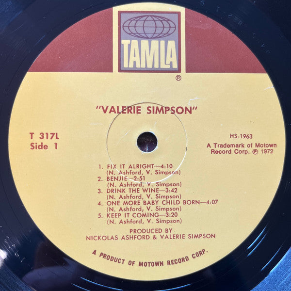Valerie Simpson : Valerie Simpson (LP, Album)