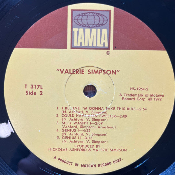 Valerie Simpson : Valerie Simpson (LP, Album)