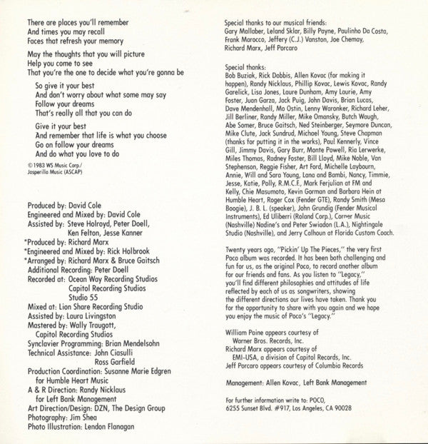 Poco (3) : Legacy (CD, Album)