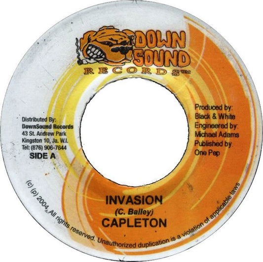 Capleton : Invasion (7")