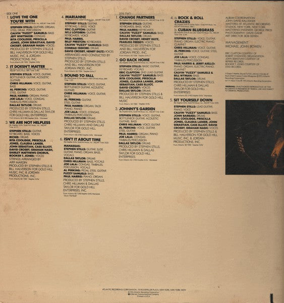 Stephen Stills : Still Stills: The Best Of Stephen Stills (LP, Comp, RI)