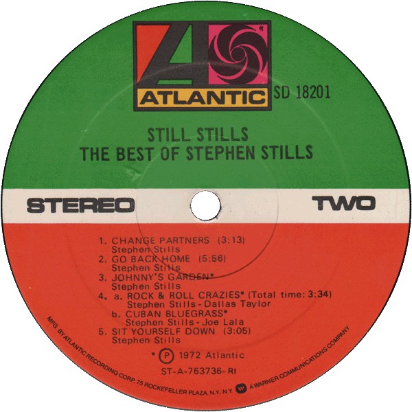 Stephen Stills : Still Stills: The Best Of Stephen Stills (LP, Comp, RI)