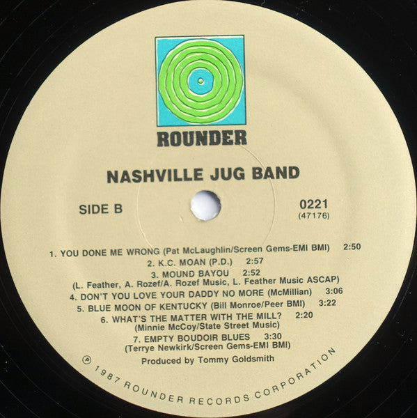 Nashville Jug Band Featuring Ed Dye : Nashville Jug Band (LP, Album)