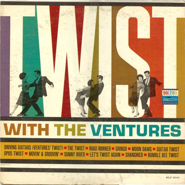 The Ventures : Twist With The Ventures (LP, Album, Mono)