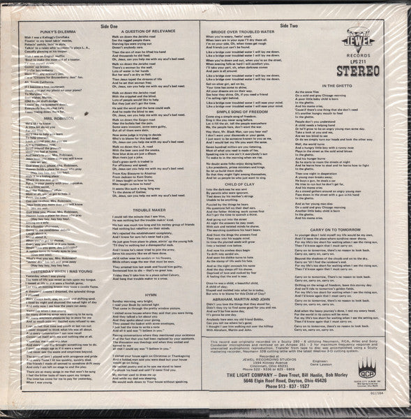 The Light Company : Carry On (LP, Album)