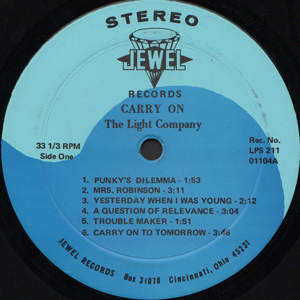 The Light Company : Carry On (LP, Album)