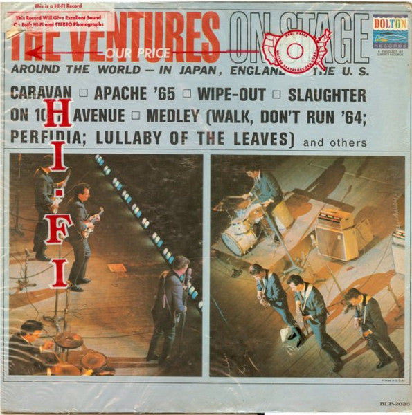 The Ventures : On Stage (LP, Mono)