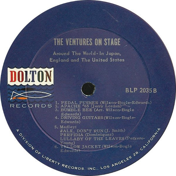 The Ventures : On Stage (LP, Mono)