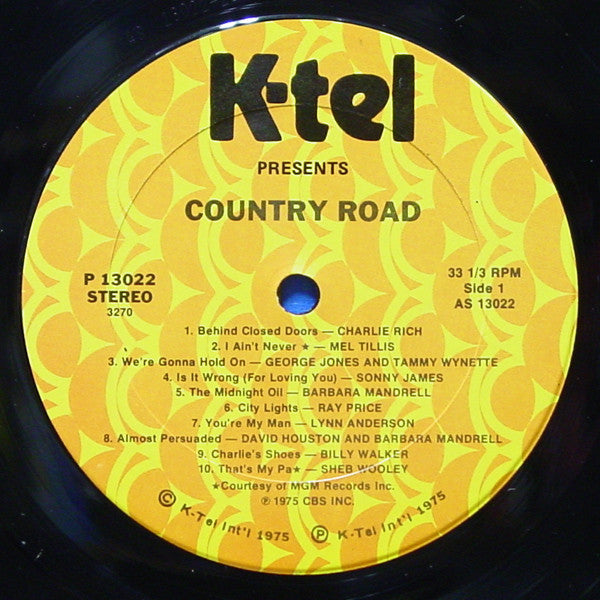 Various : Country Road (LP, Comp)