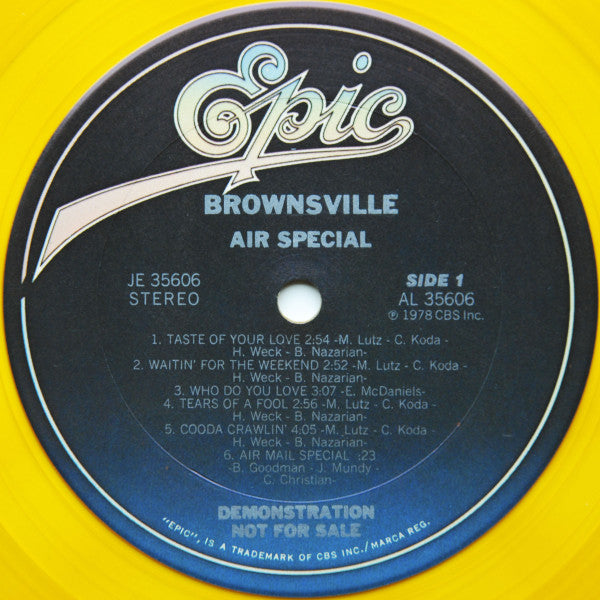 Brownsville Station : Air Special (LP, Album, Promo, Yel)