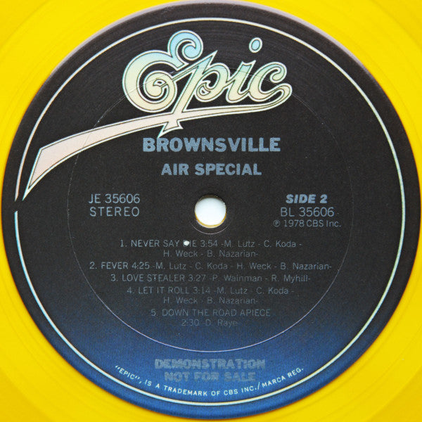 Brownsville Station : Air Special (LP, Album, Promo, Yel)
