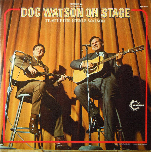 Doc Watson Featuring Merle Watson : Doc Watson On Stage (2xLP, Album, RP)