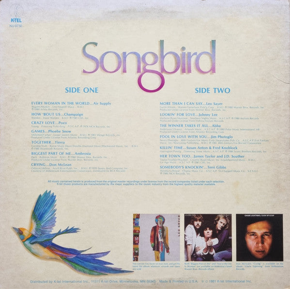 Various : Songbird (LP, Comp, 18)