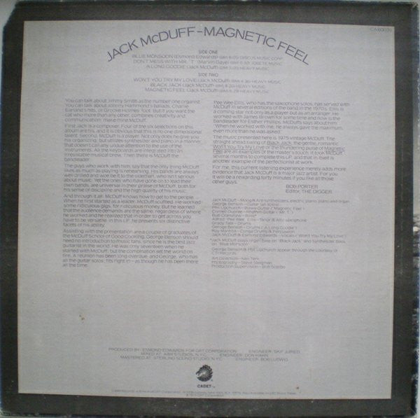 Jack McDuff* : Magnetic Feel (LP, Album)