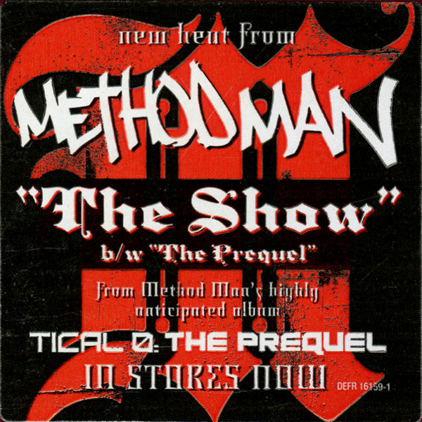 Method Man : The Show (12", Promo)