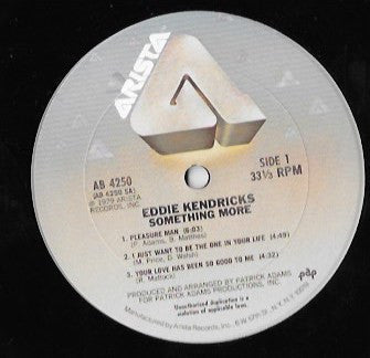 Eddie Kendricks : Something More (LP, Album)