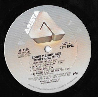 Eddie Kendricks : Something More (LP, Album)