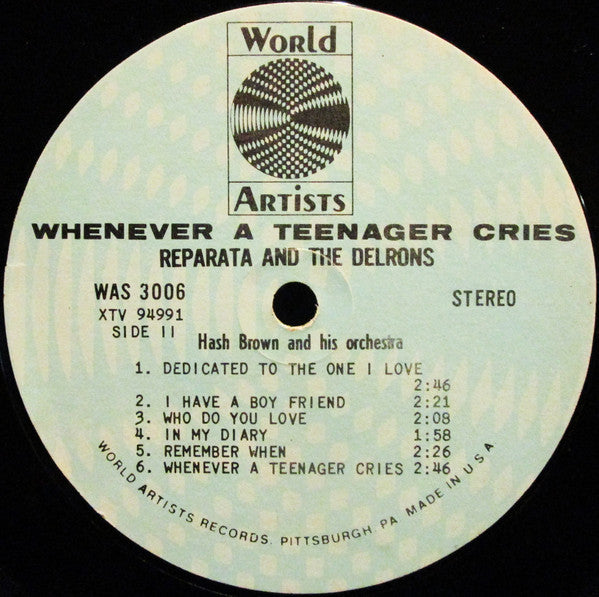 Reparata And The Delrons : Whenever A Teenager Cries (LP, Album)