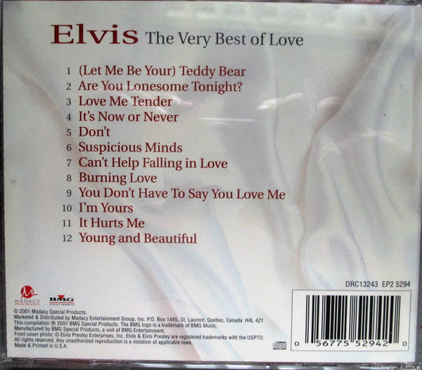 Elvis* : The Very Best Of Love (CD, Comp, RM)
