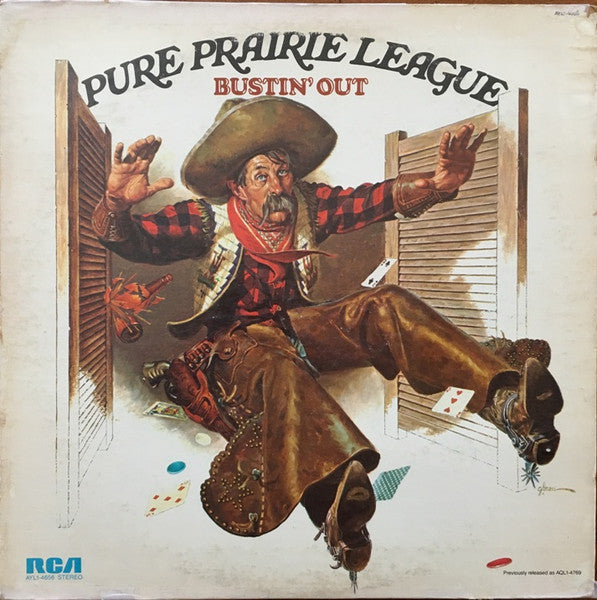 Pure Prairie League : Bustin' Out (LP, Album, M/Print, RE, Ind)