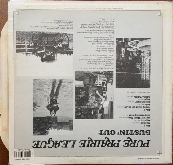 Pure Prairie League : Bustin' Out (LP, Album, M/Print, RE, Ind)