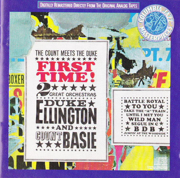 Duke Ellington And Count Basie : First Time! The Count Meets The Duke (CD, Album, RE, RM)