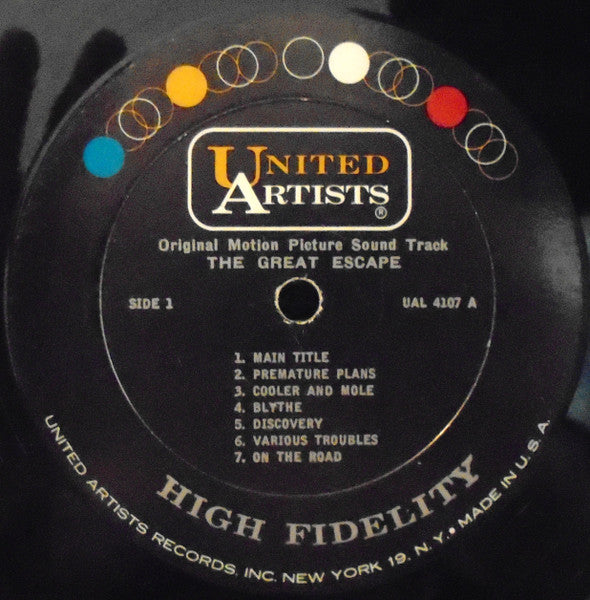 Elmer Bernstein : The Great Escape (Original Motion Picture Soundtrack) (LP, Album, Mono)