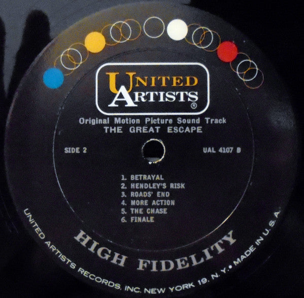 Elmer Bernstein : The Great Escape (Original Motion Picture Soundtrack) (LP, Album, Mono)